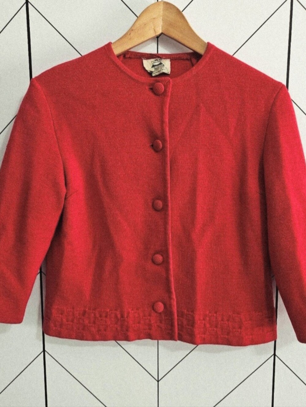 Vintage Luisa Spagnoli Merinfleur 100% Merino Wool Cardigan, Size Medium